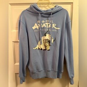 Avatar the last airbender light blue hoodie Size Large